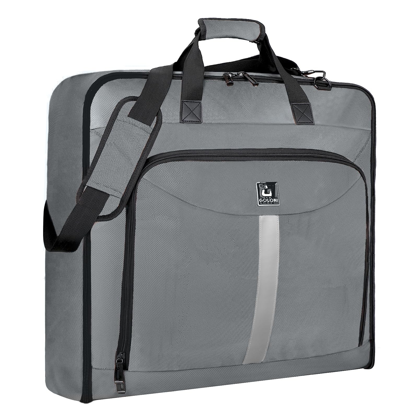 Garment Bag For Men Women Travel & Business,Hanging Clothes & Multiple Compar...