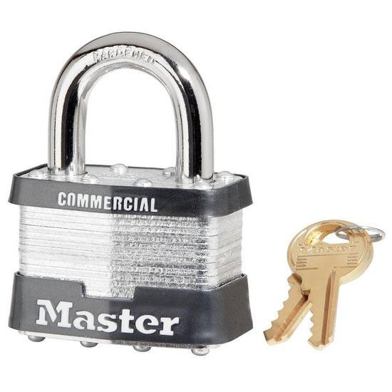 Master Lock 5KAW1RSV Laminated Steel Padlock Keyed Alike Reserved 6H74