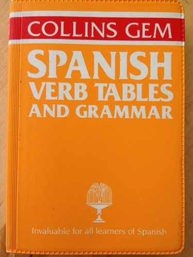 Collins Gem Spanish Verb Tables and - Paperback, by Alicia de Benito - Very Good
