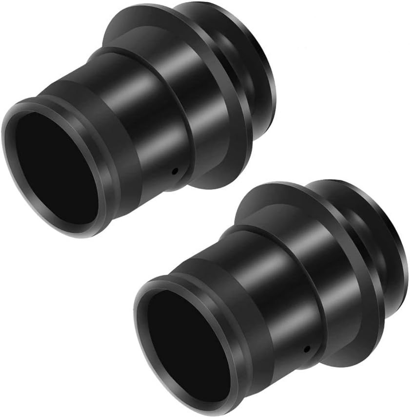 Universal Waterproof Cigarette Lighter Socket Covers - 2 Pack, Black Safety Caps
