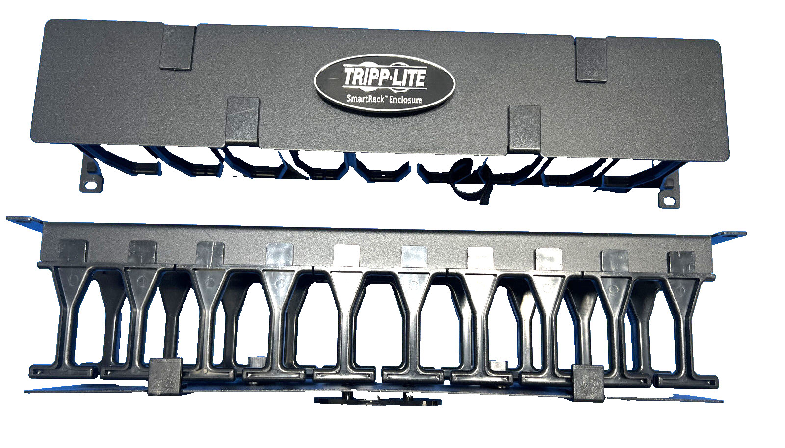 QTY 2 Tripp Lite SRCABLEDUCT2UHD 2U High Capacity Horizontal Cable Manager