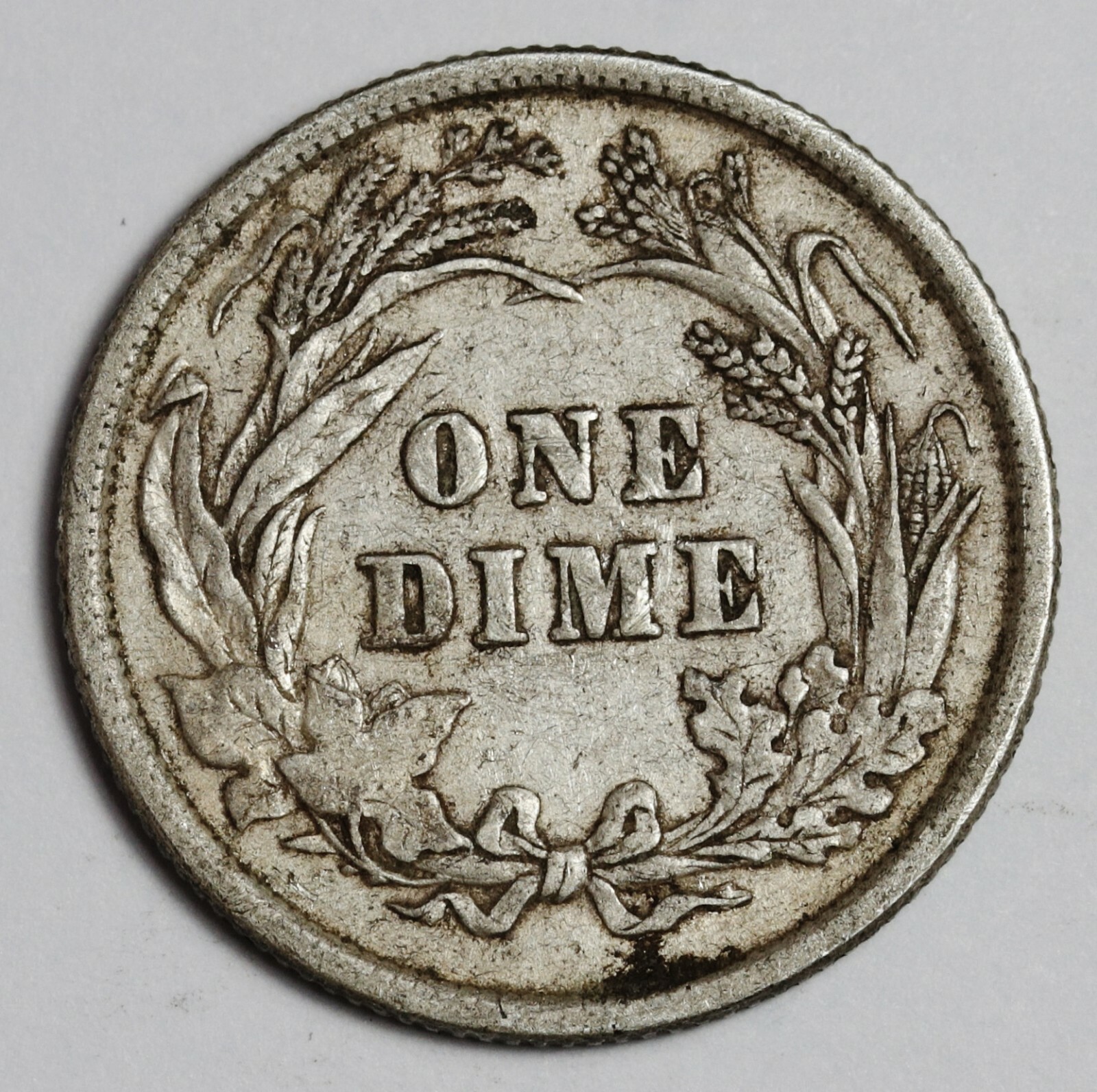 1894 Barber Dime. Natural Uncleaned. VF. 166326