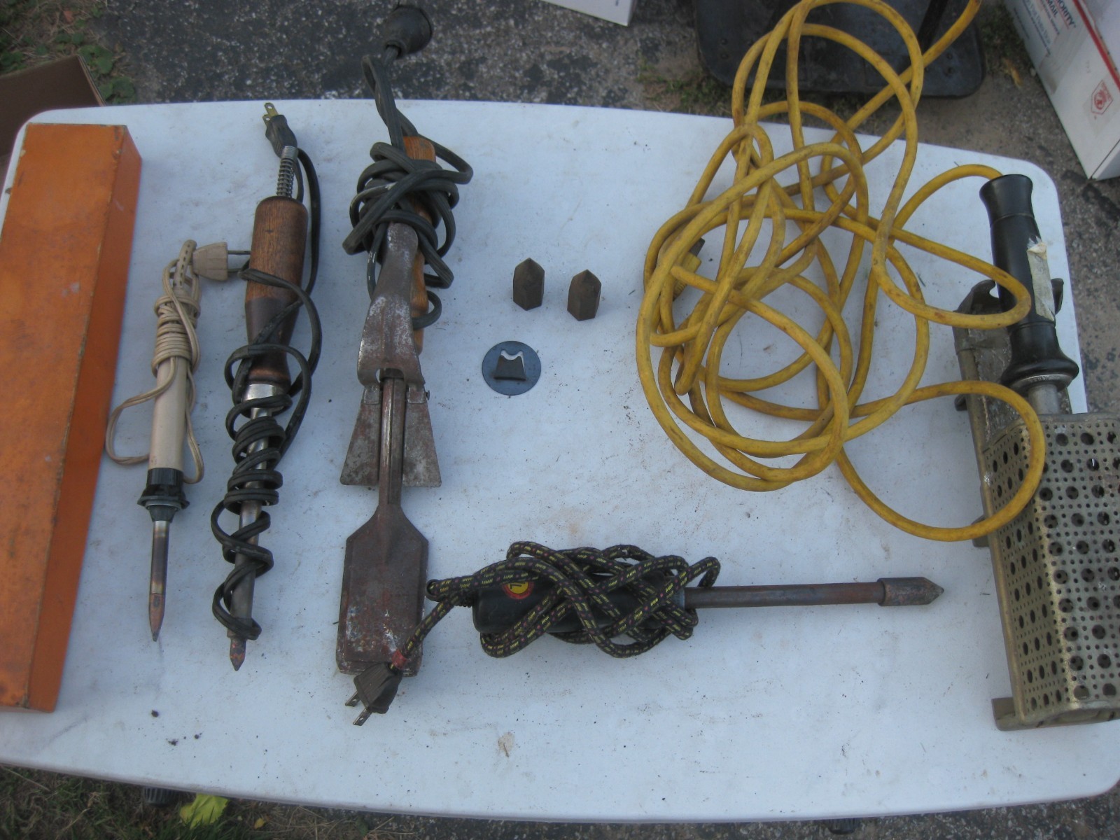 VINTAGE SOLDERING ELECTRIC GUN  MIXED LOT MADE IN USA RARE ITEMS