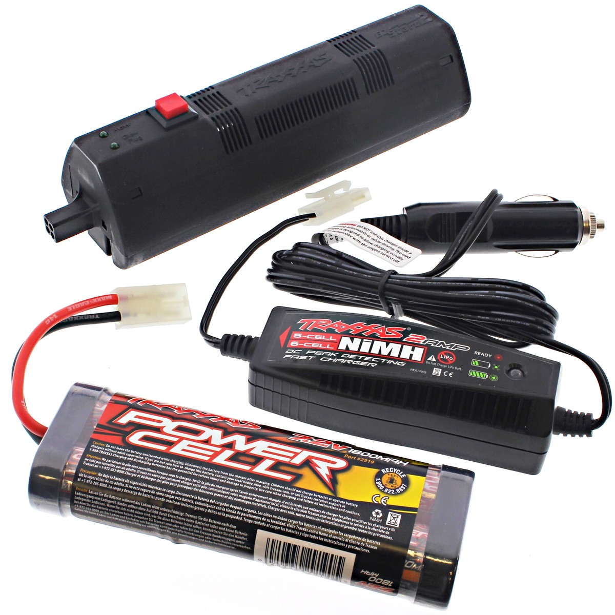 Traxxas Jato 3.3 * EZ START CONTROL BOX, 7.2V 1800 NiMH BATTERY & 2A CAR CHARGER