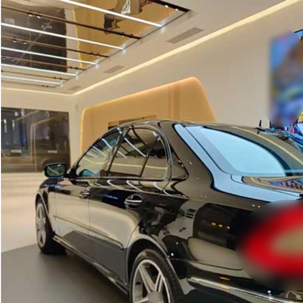 Glossy Black Chrome Delete Window Trims sticker For Benz E-Class W212 2009-2016