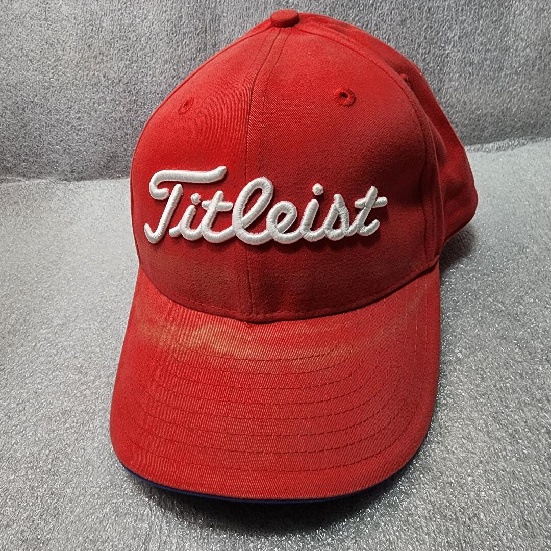 NEW ERA TITLIEST FOOT JOY RED GOLF ADJUSTABLE HAT