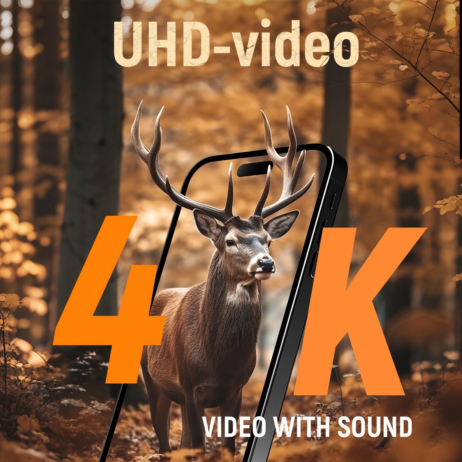 Hunting Trail Camera Solar 4G 5G Cellular 2K QHD 30MPSecurity Cam System