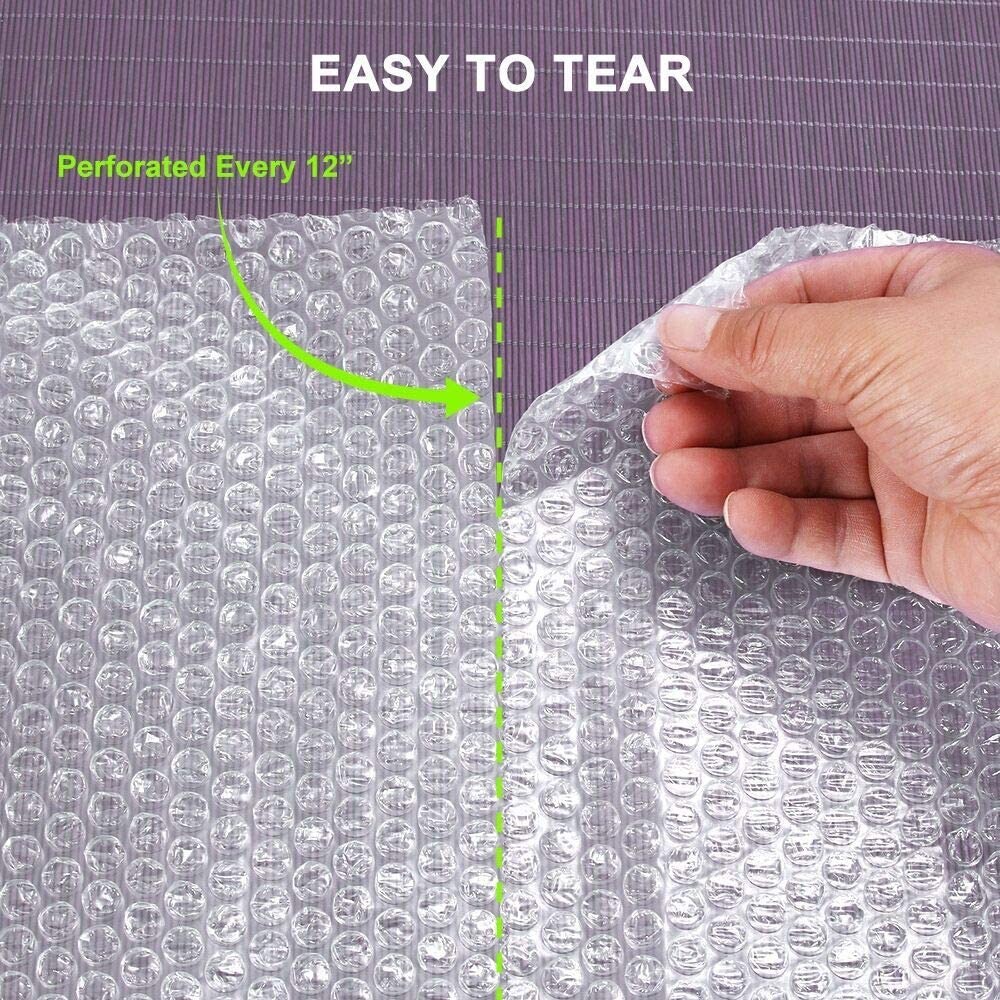 175 feet Bubble Cushioning Wrap Roll Small Bubble 12" Wide Perforated Every 12"