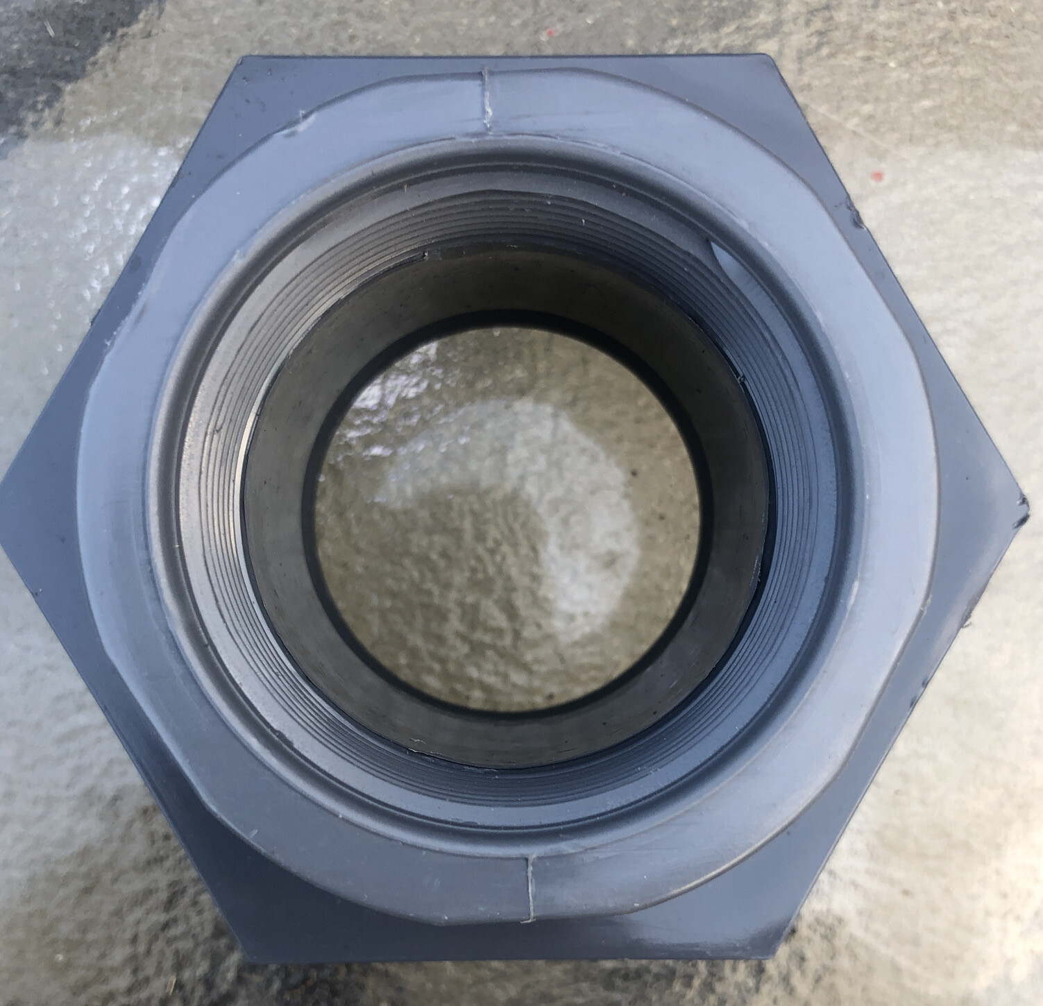 HAYWARD BF10200TXT Bulkhead Plastic Valve Fitting 2" PVC BB5