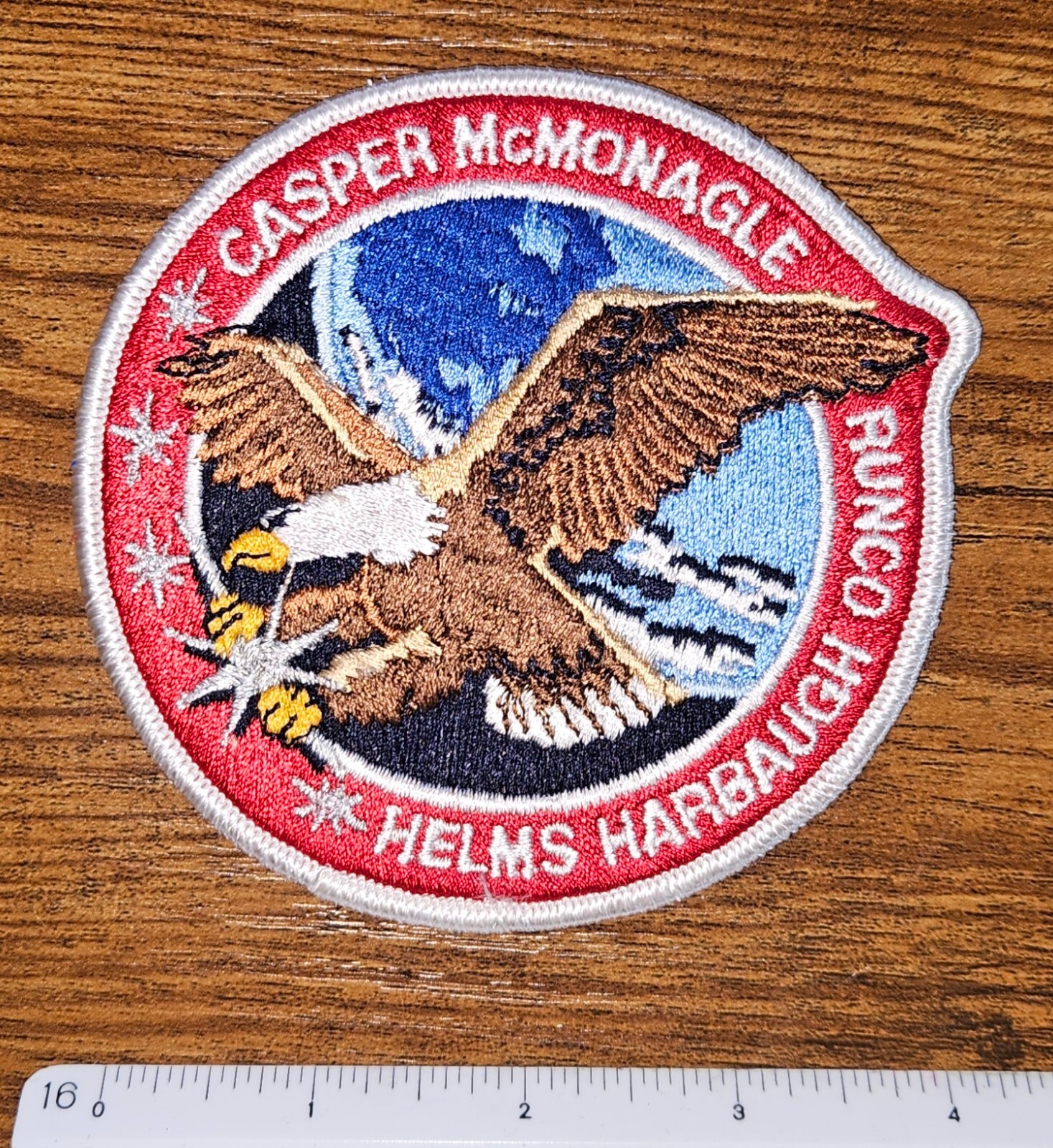 Vintage NASA Space Program Shuttle Casper McMonagle Runco Harbaugh Helms Patch