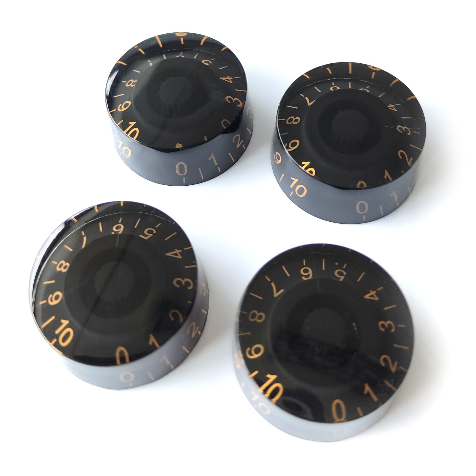 Speed Control Knobs – Volume Tone Guitar for Gibson Epiphone – Black / Gold