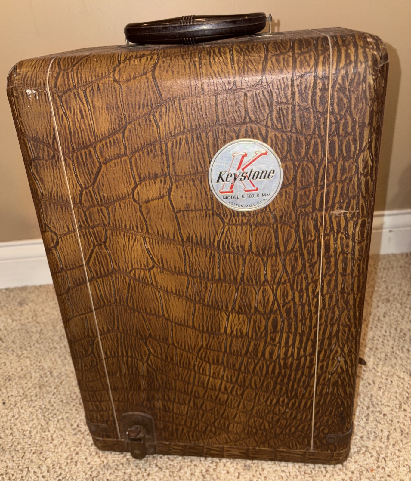 Keystone Bronze Regal K109 Vintage 8mm Home Projector w/ Case Very Clean Works