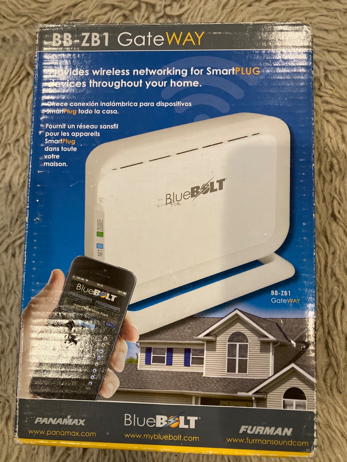 Panamax BB-ZB1 BlueBOLT Ethernet to ZigBee SmartPlug Gateway for SP-1000 &MD2-ZB