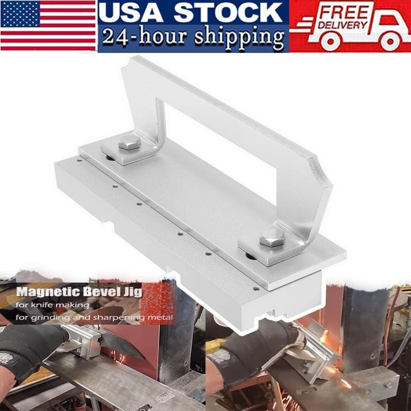 Magnetic Bevel Jig for knife making, for Grinding & Sharpening Metal Welders
