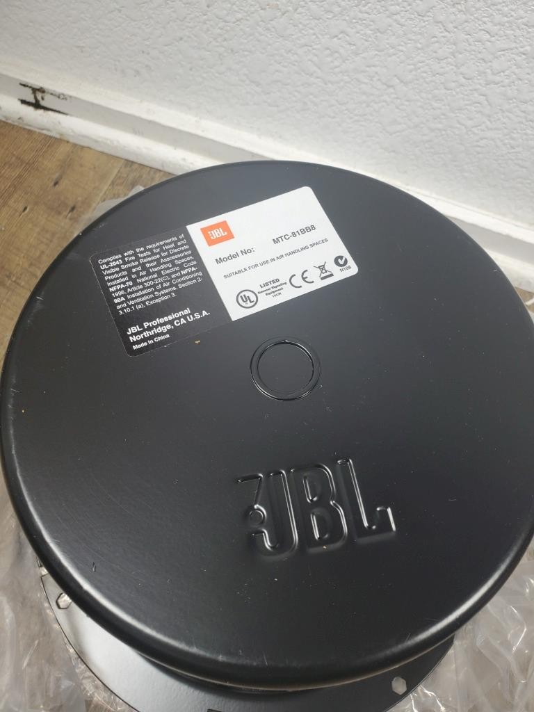 X36 ♻ JBL MTC-81BB8 Pre-Install In-Ceiling Backcan - Single ♻