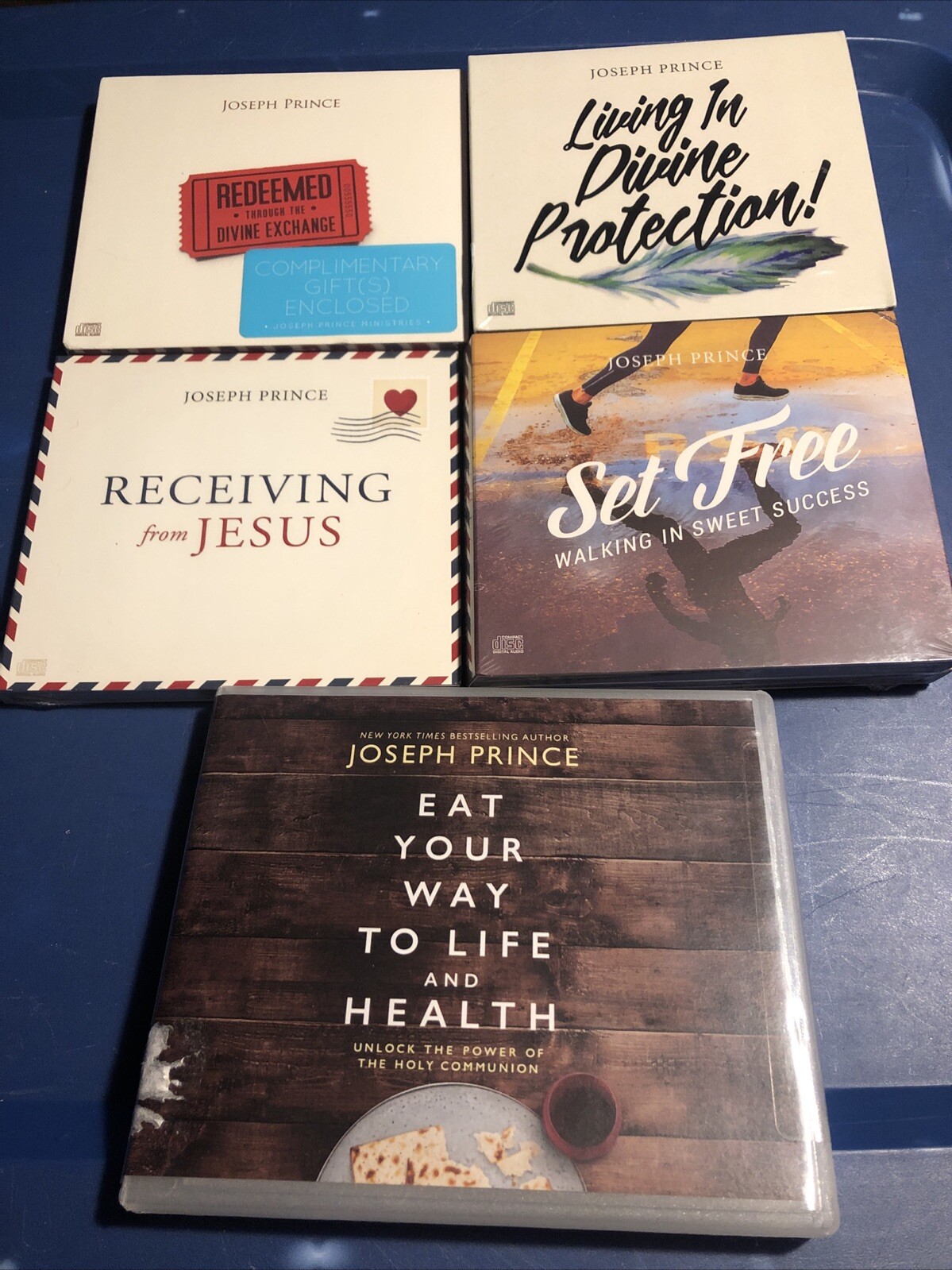 Joseph Prince Lot Of 5 CD Audio Sets New Sealed Free Shipping