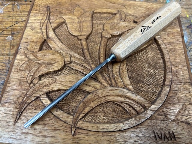 #5-4mm STUBAI/Austria Pro Style woodcarving sculpting tool gouge chisel - NEW