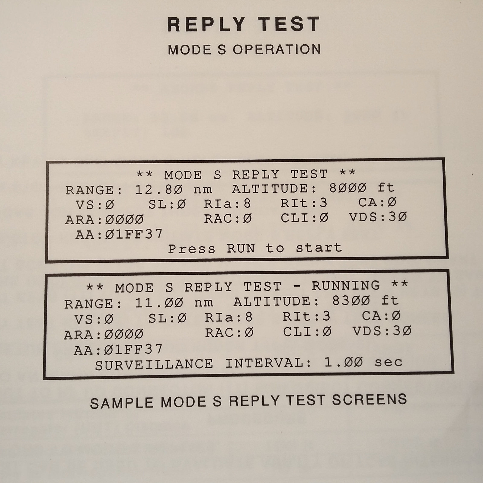 Factory Issued IFR TCAS-201 Original Operators Guide