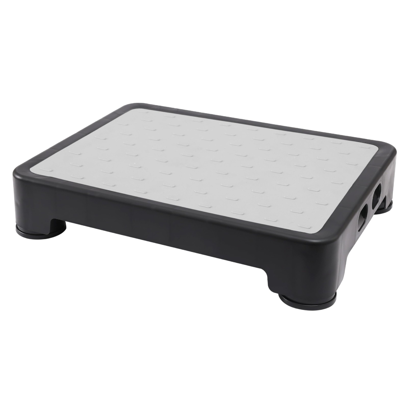 "Non-Slip Step Stool Adults Seniors Low Profile 3.4"" Wide Platform 600lbs Gray"