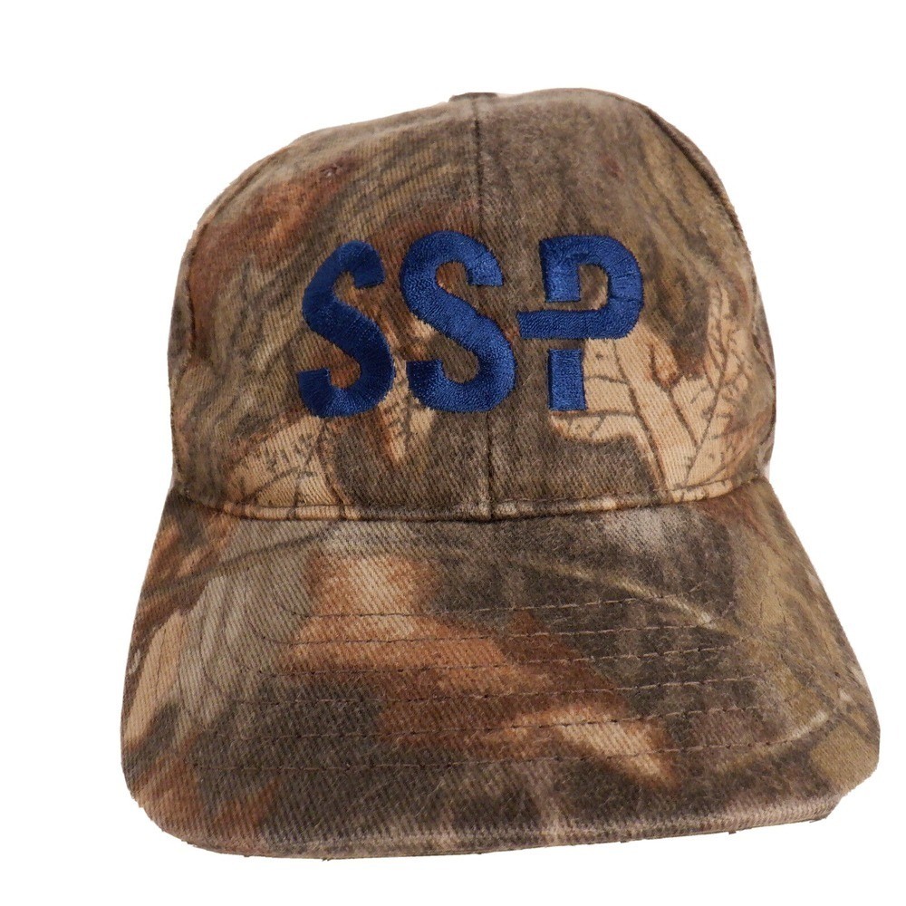 SSP  Camo Adjustable Adult Baseball Ball Cap Hat Made In The USA Capamerica