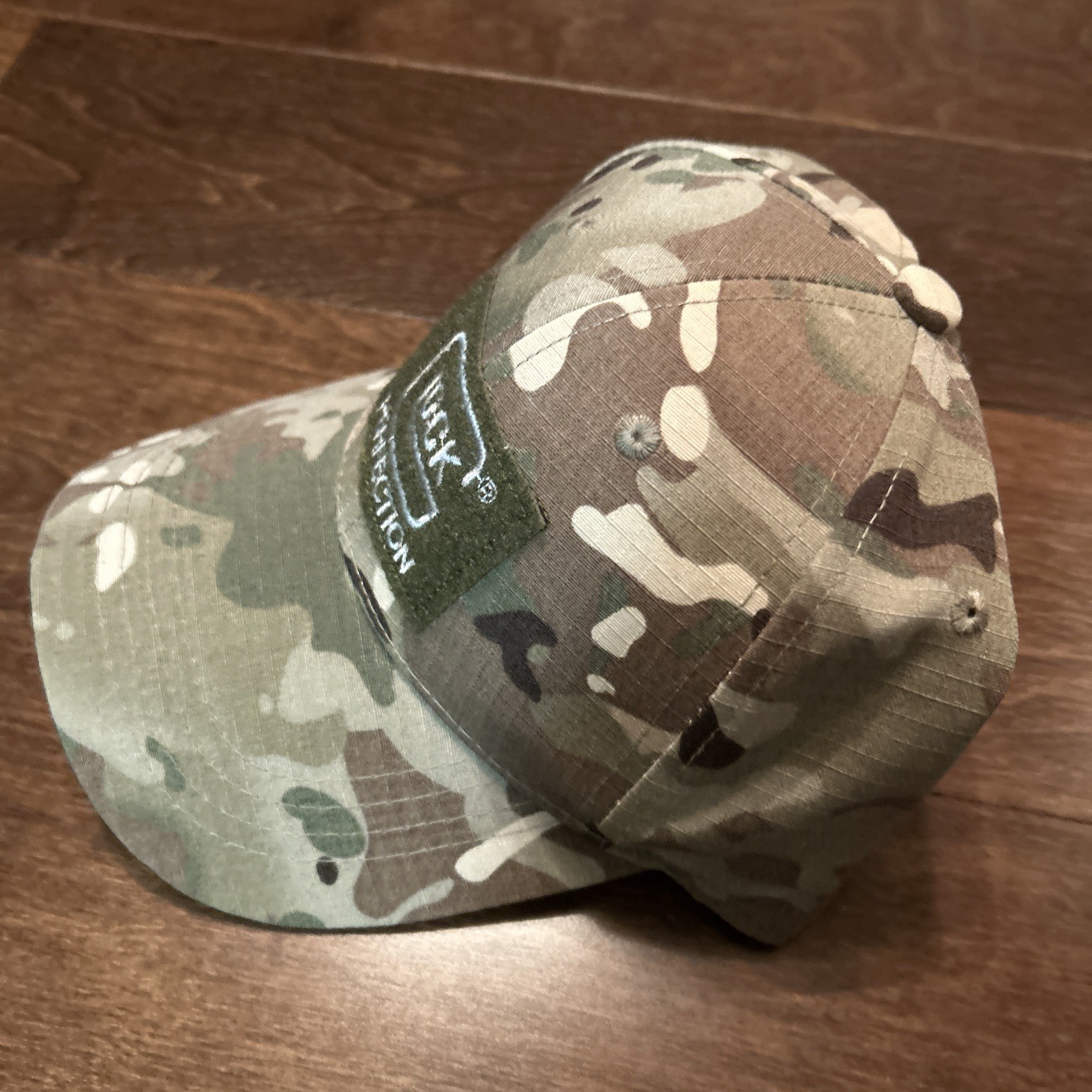 Glock Perfection Mens Embroidered Patch Baseball Cap Black Camo OSFA One Size