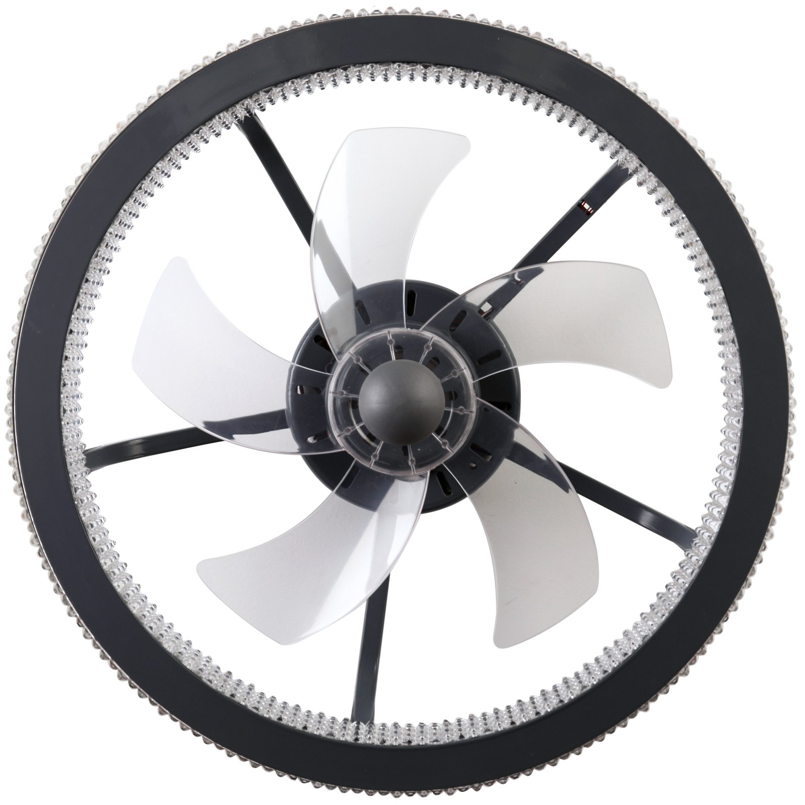 TCFUNDY RGB LED Ceiling Fan with Light App + Remote Control + Bluetooth Speaker