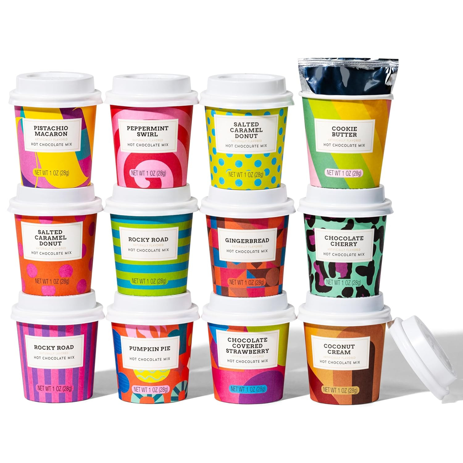 Bombombs, Hot Chocolate Mix Gift Set with Mini Cup Packaging, Dessert Flavors In