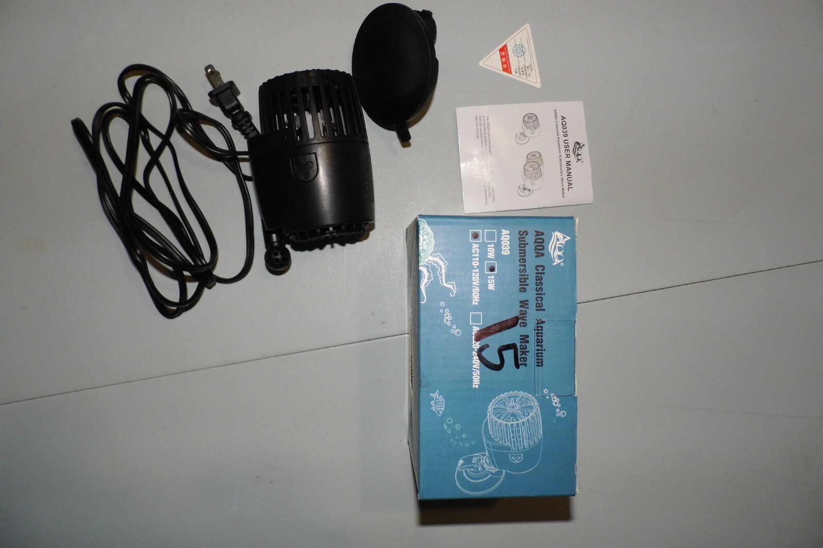AQQA classical aquarium 15W submersible wave maker ac110 aq039