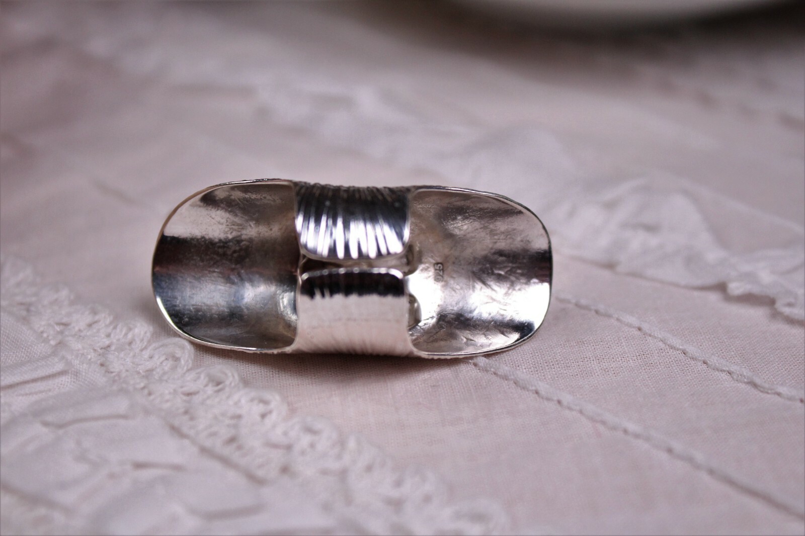 Sterling Silver Elephant Ring Grand Ornate Extra Large Boho Statement Piece