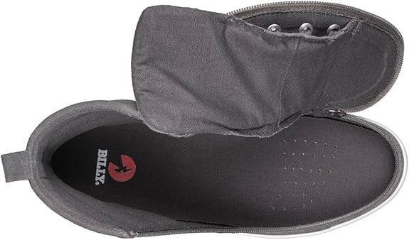 NEW Billy Footwear Men Ten9 Adaptive Hi-Top Gray Suede Sneaker Size 10.5 M KF281