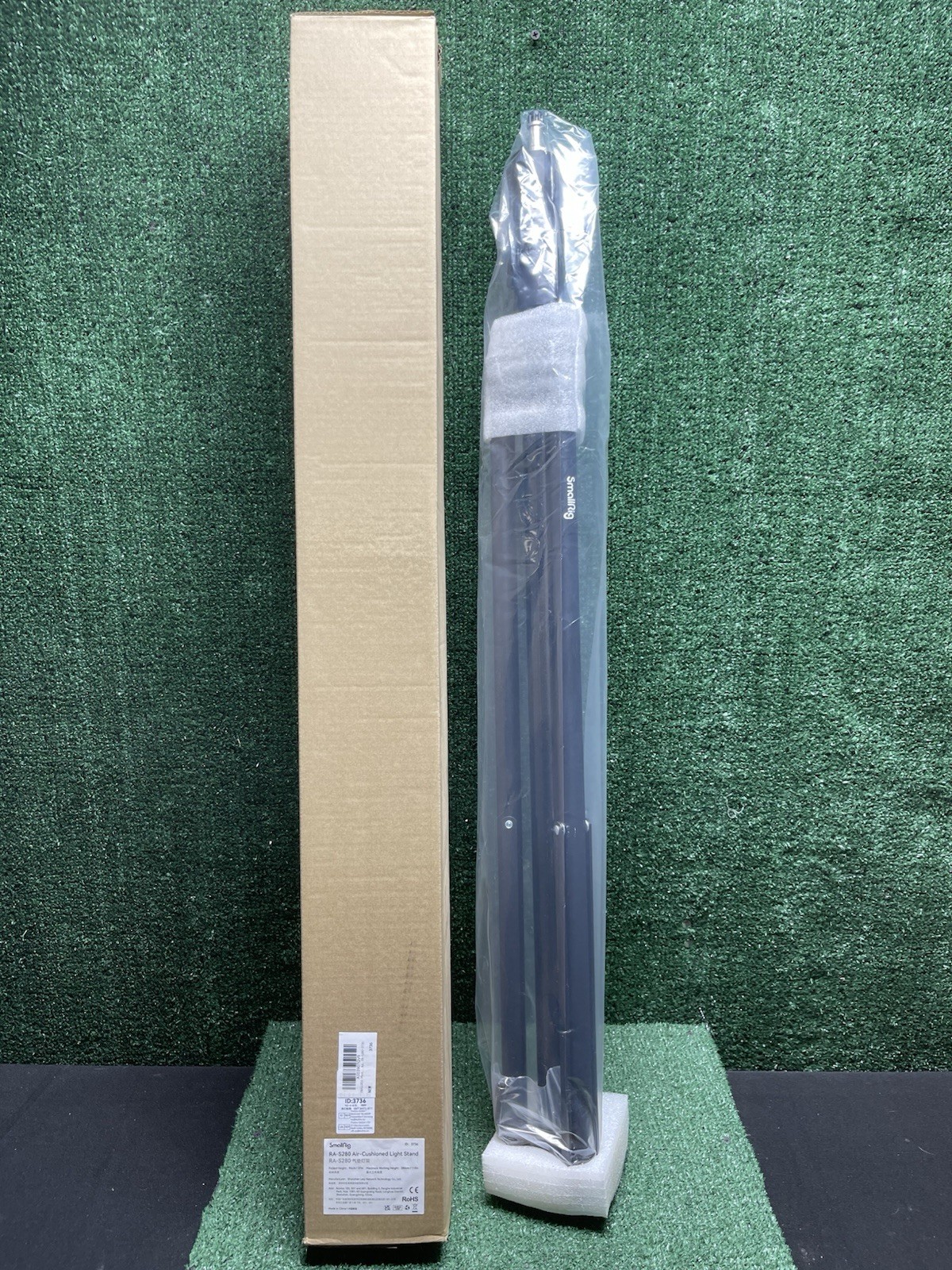 SMALLRIG RA -S280 Light Stand For Photography 110” /9.2ft/280cm Black Aluminum.