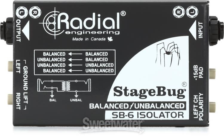 Radial SB-6 Isolator 2-channel Line Isolator