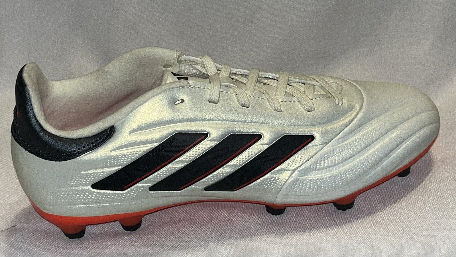 MEN’S ADIDAS COPA PURE 2 LEAGUE FG IF5448 IVORY/BLACK SOCCER CLEATS SHOES SIZE 7