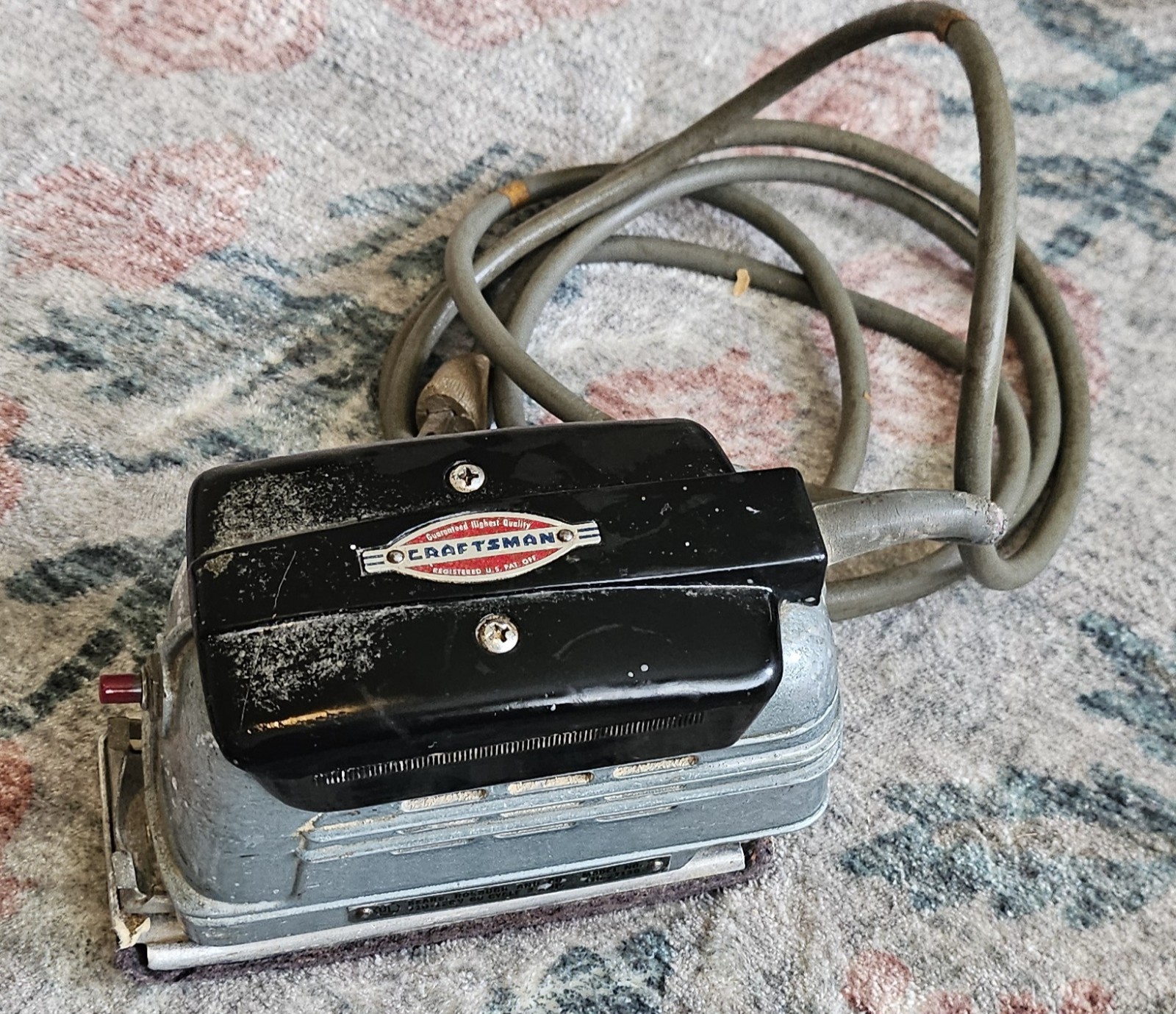 Craftsman Palm Sander Vintage Oval Logo ~ Strong Running