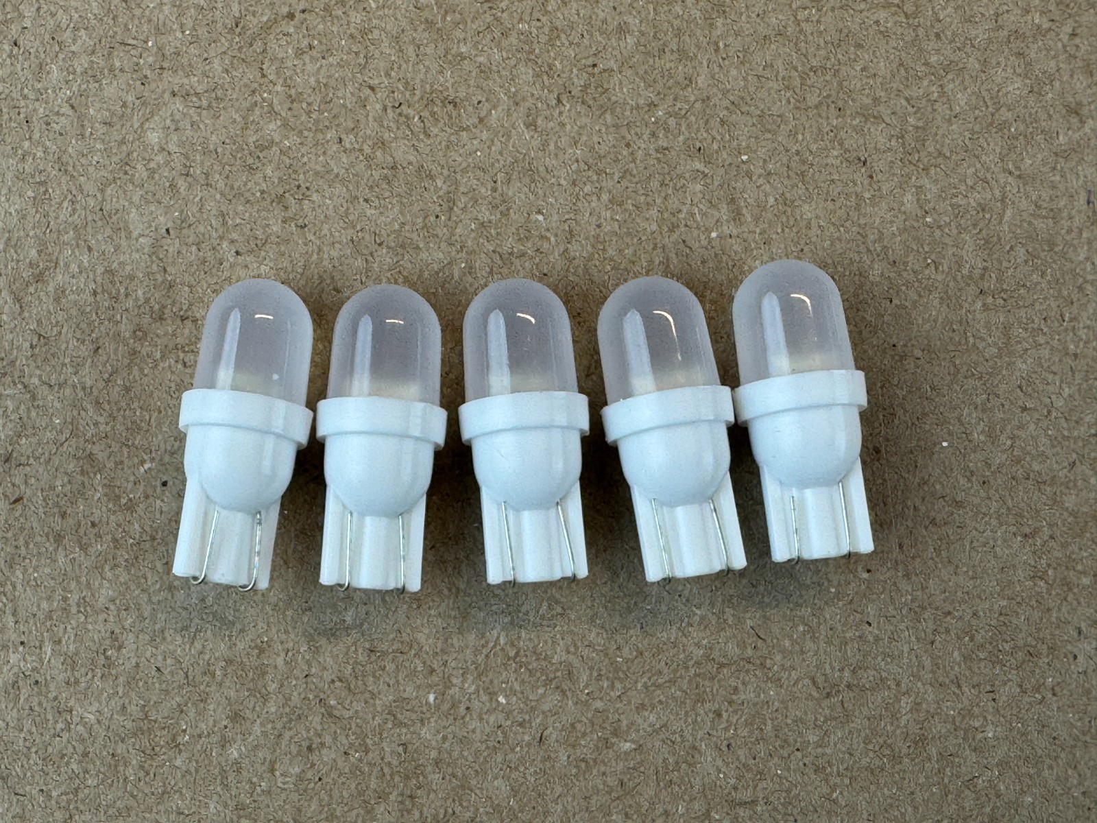 5 FROSTED Warm White 8V Wedge Lamp LED Light Bulbs fr Pioneer Project/One Sansui