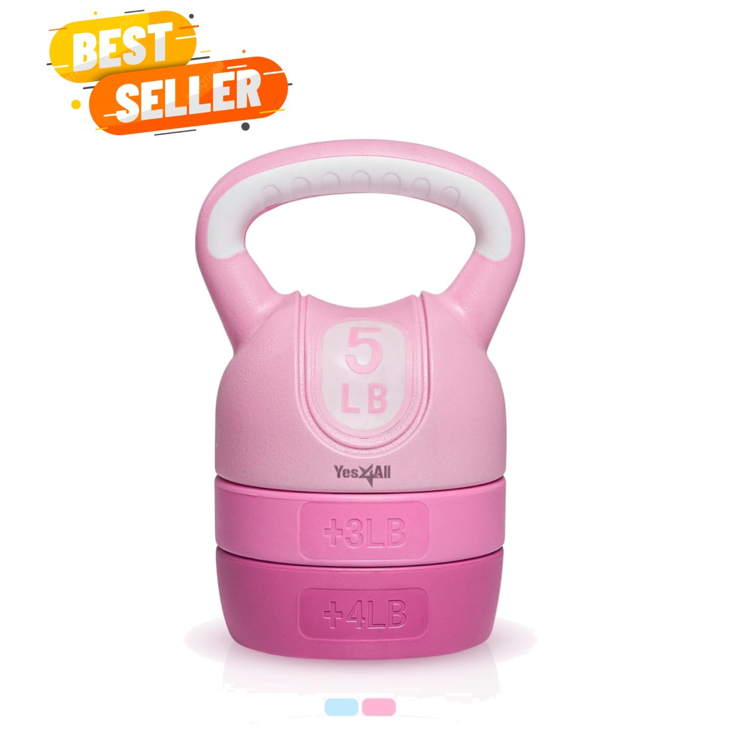 Compact 12lb Adjustable Kettlebell - Perfect for Home Gym & Outdoor Workouts
