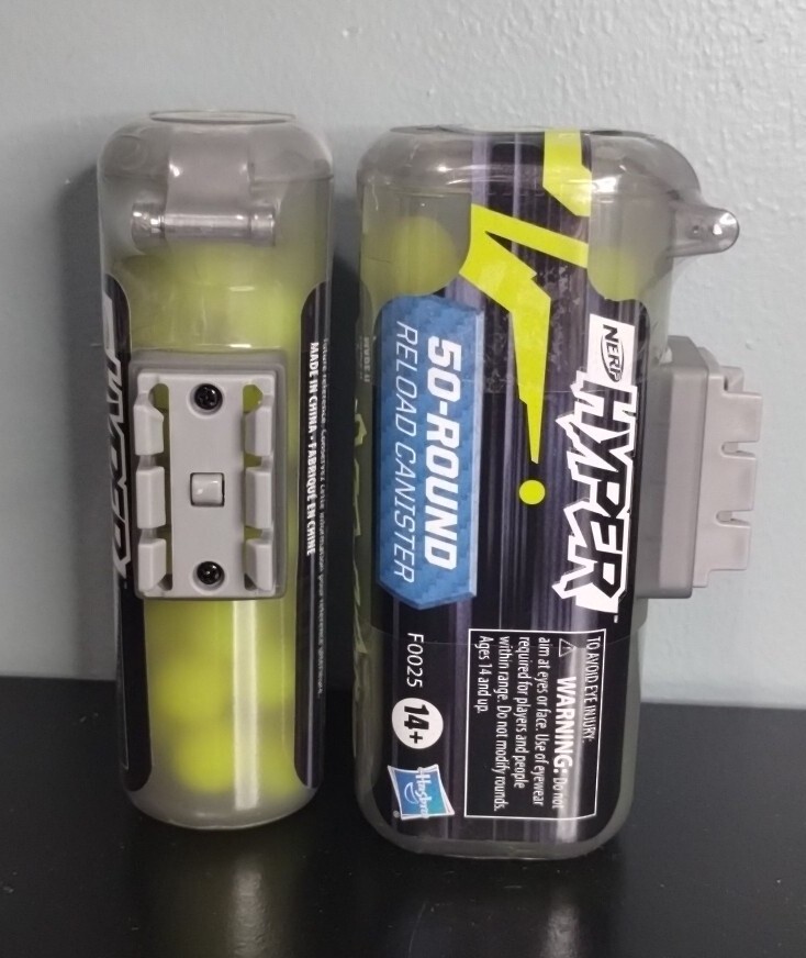 NERF Hyper 50 Round Reload Canister x2 (100 Rounds)
