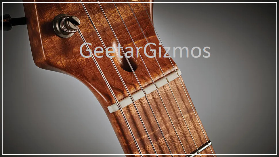 GeetarGizmos 42mm BONE NUT handmade for Fender / Squier Mini Jazzmaster Guitar