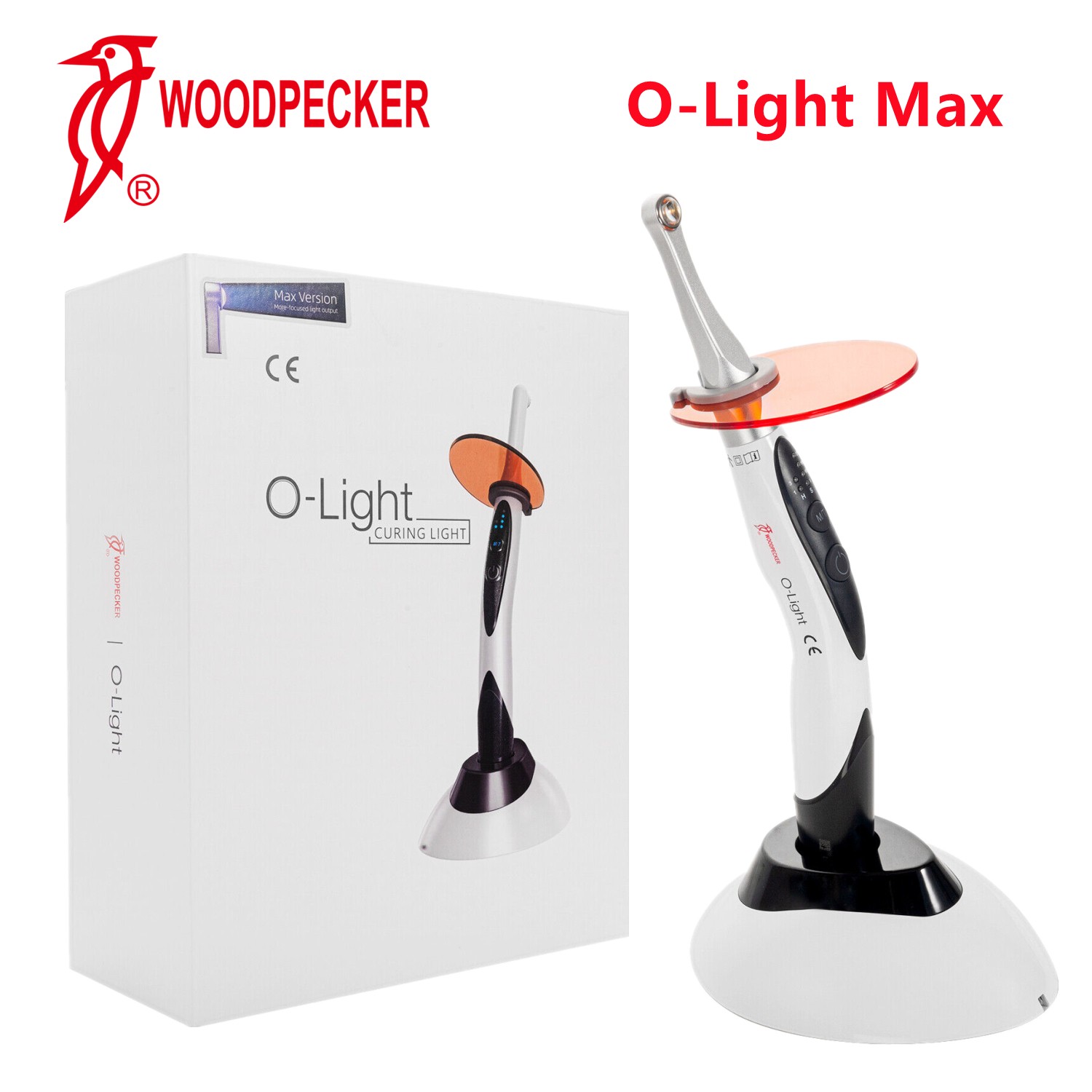 Woodpecker Dental Metal Curing Light O Max 1 Second Resin Cure LED Lamp