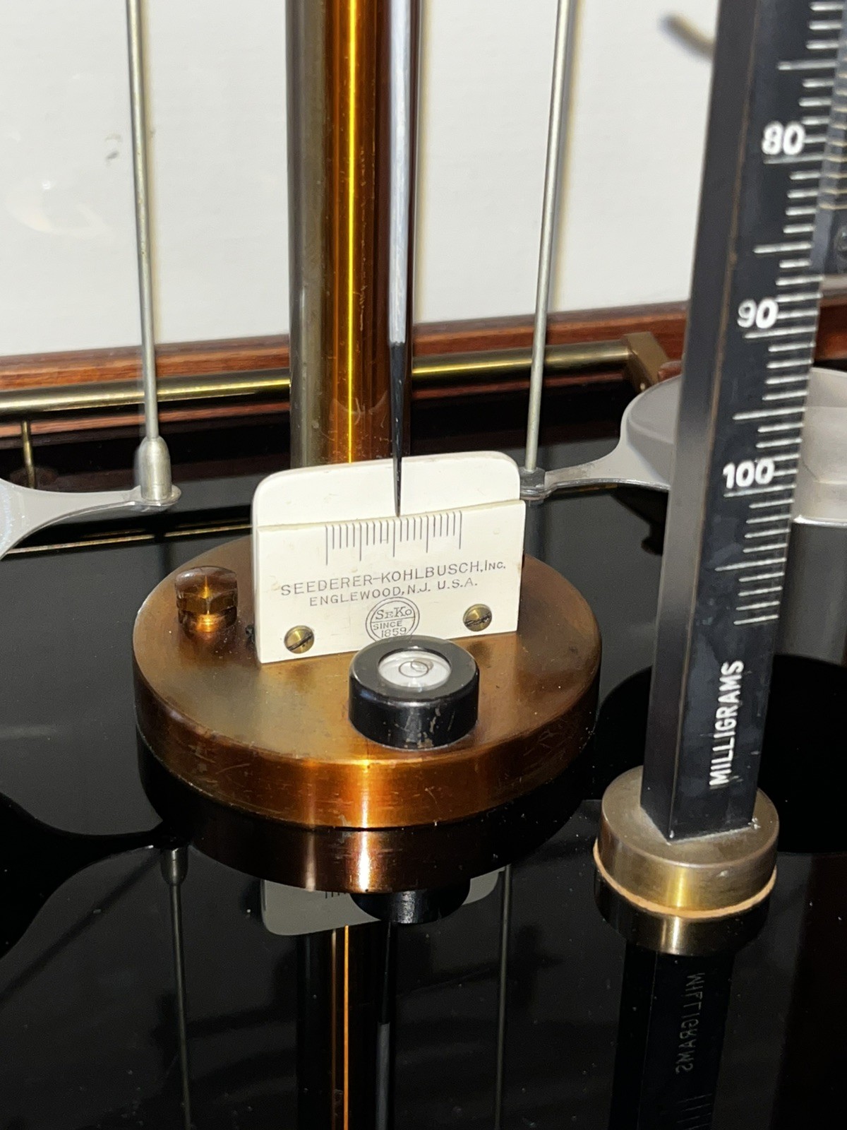 Antique Seederer-Kohlbusch Scientific Balance Scale.