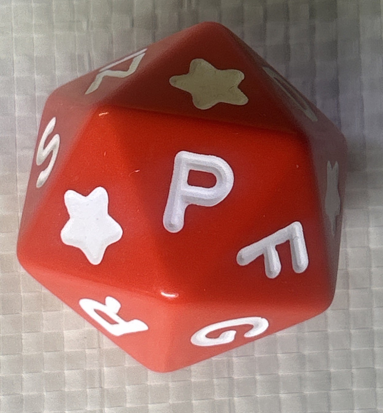 Scattergories Junior Letter Die Replacement Original Game Piece