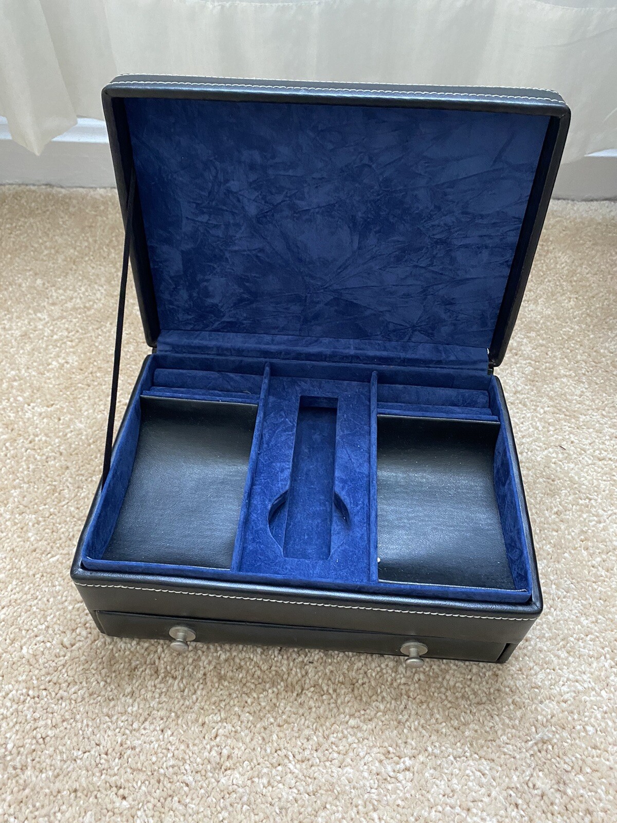 Jewelry watch box black