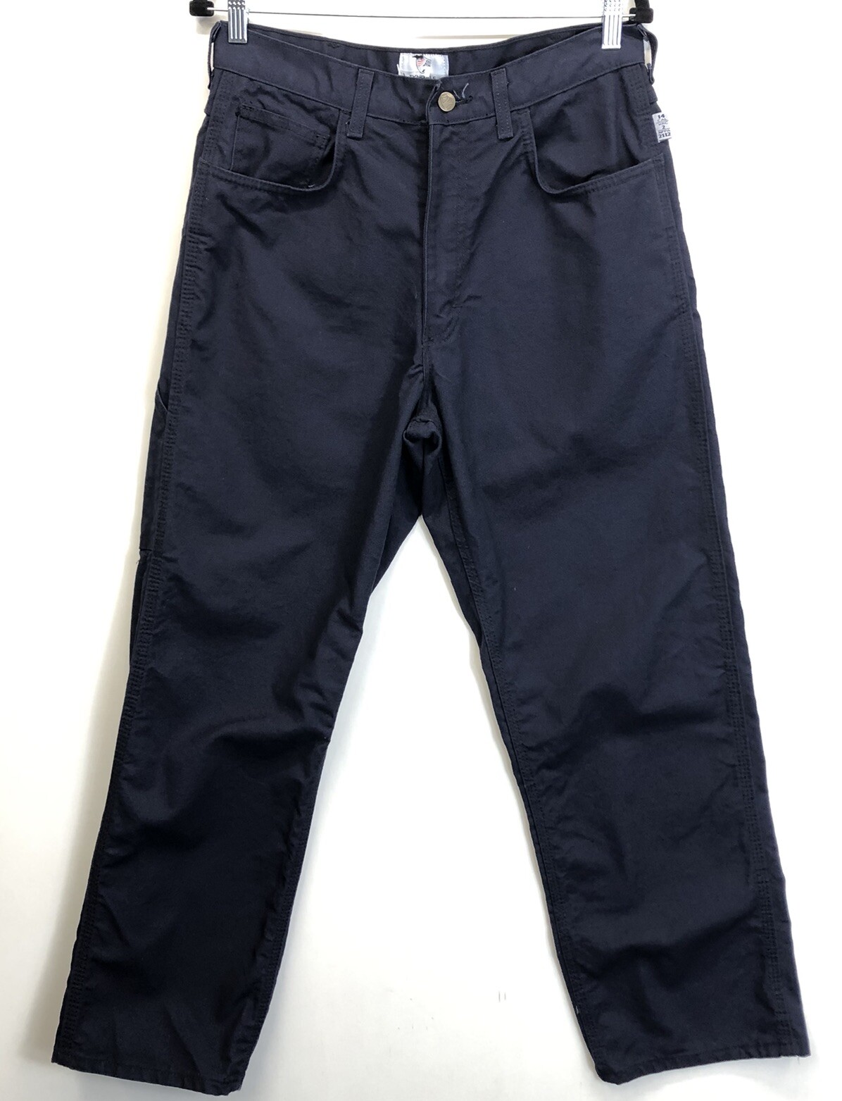 USA Tyndale Industrial FR Work Navy Pants K290T Men's W34 L31 Cat 2 NFPA 2112