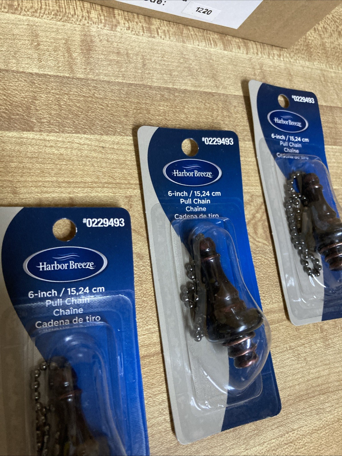 3 Pack Harbor Breeze 6-in Bronze Steel Pull Chain Universal pull chain New