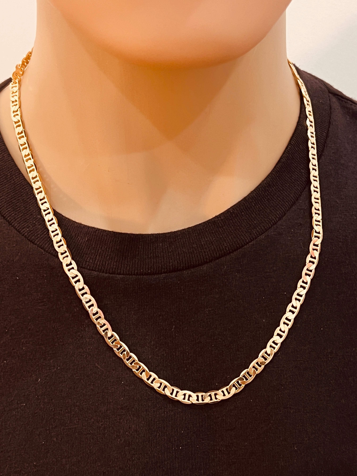 Gold Filled 5mm Mariner Link Chain