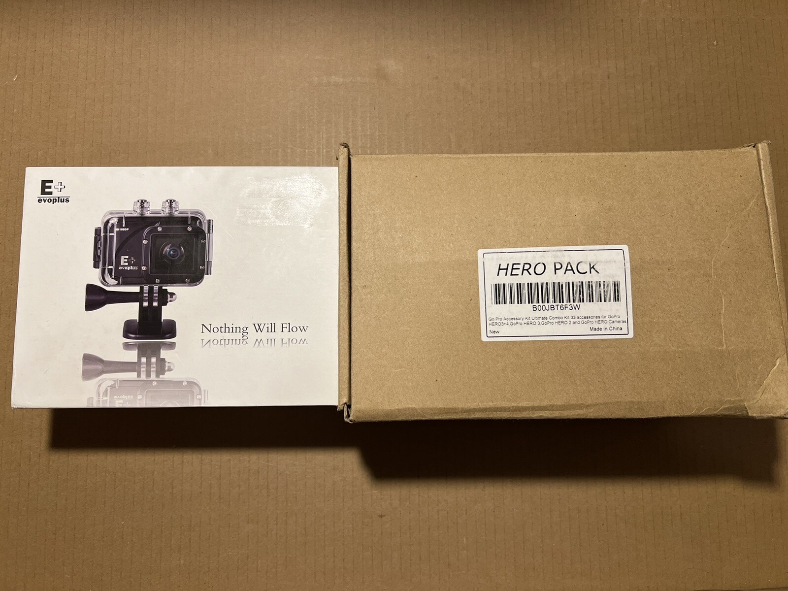 Evoplus Video Camera + Go Pro Accessory Kit 33 pieces Hero 2, 3, 4