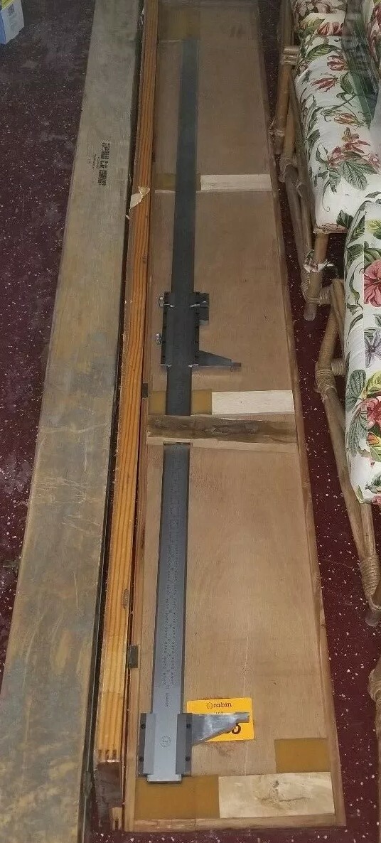 Mitutoyo 76'' Vernier Caliper & Wooden Case