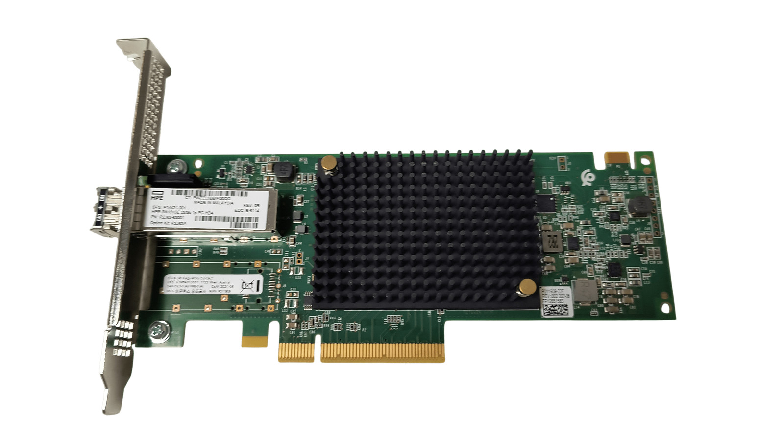 HP SN1610E 1 Port 32GB FC HBA R2J62-63001 P14421-001 Full Height w/ SFP