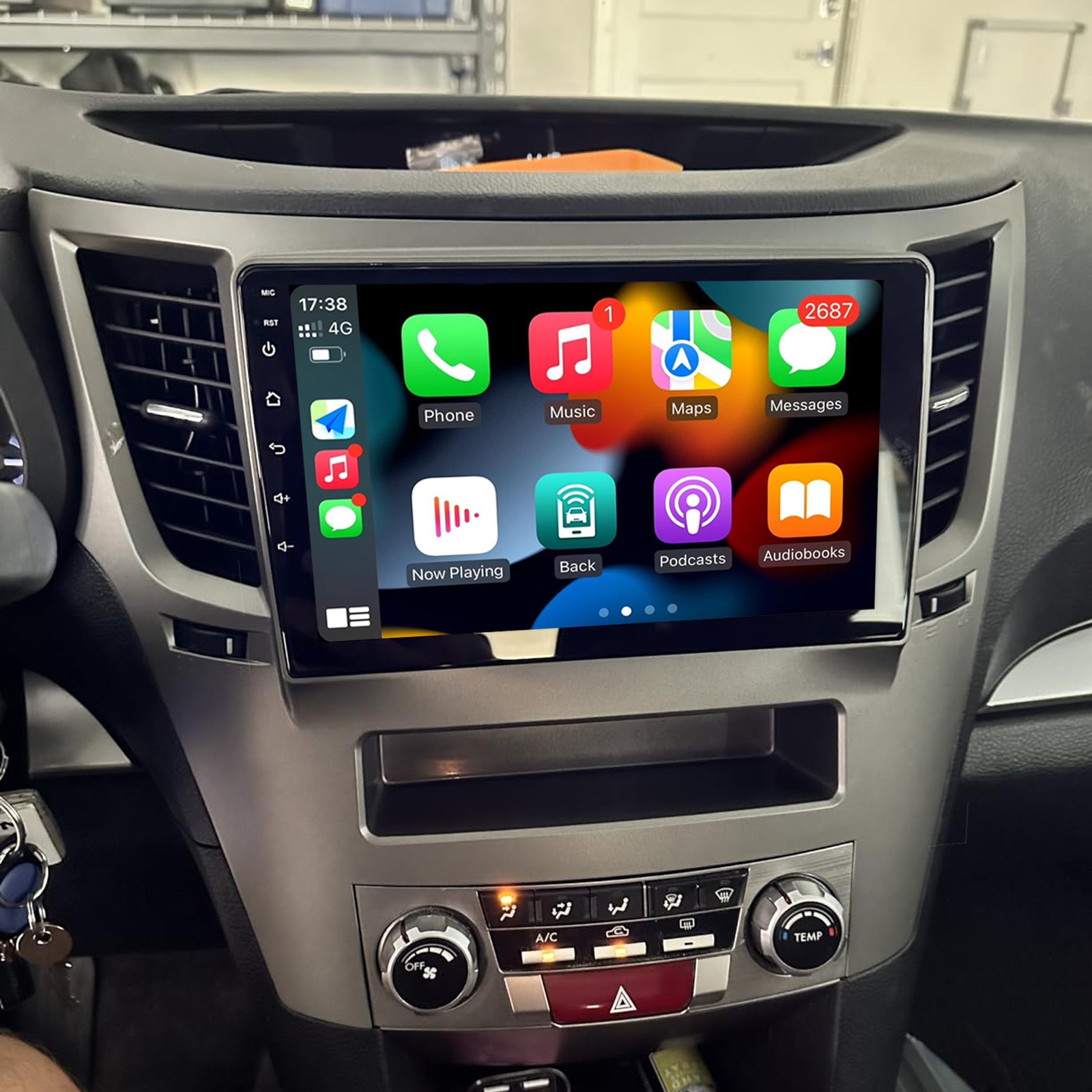 For Subaru Outback Legacy 2009-2014 Android14 4+64G CarPlay Car Radio Stereo GPS