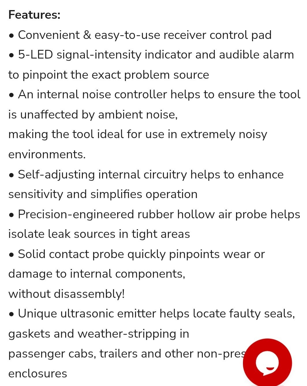 Wurth Ultrasonic Diagnostic Tool Part No. 5861999001